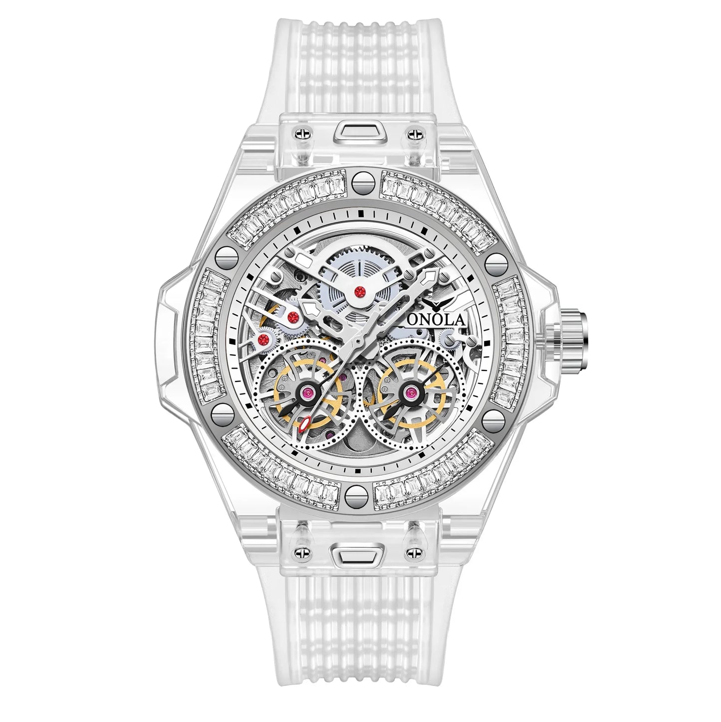 THE DIAMOND SERIES – LUXURY AUTOMATIC SKELETON WATCH