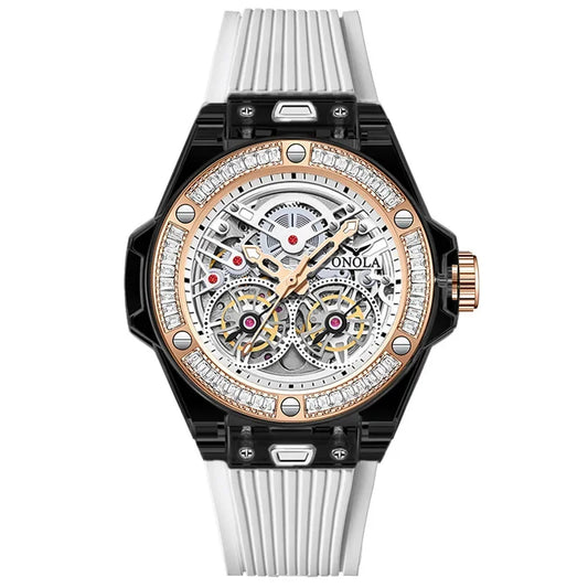 THE DIAMOND SERIES – LUXURY AUTOMATIC SKELETON WATCH