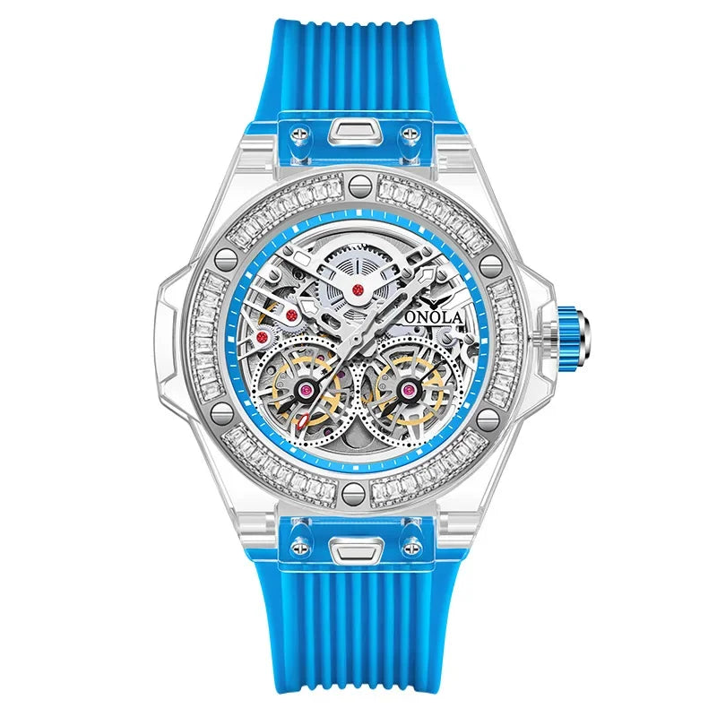 THE DIAMOND SERIES – LUXURY AUTOMATIC SKELETON WATCH