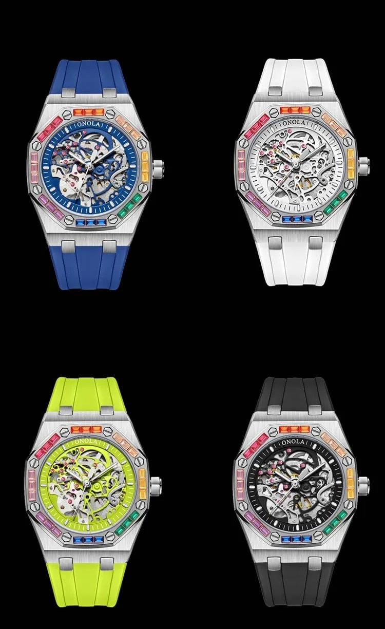 Rainbow Colored Watch
