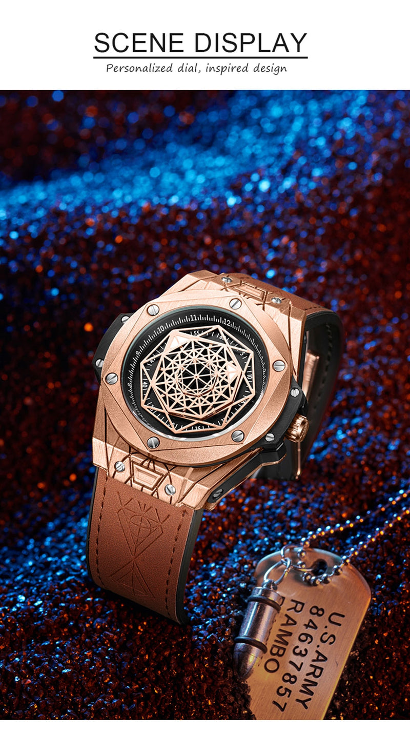 Geometry Metallic Watch