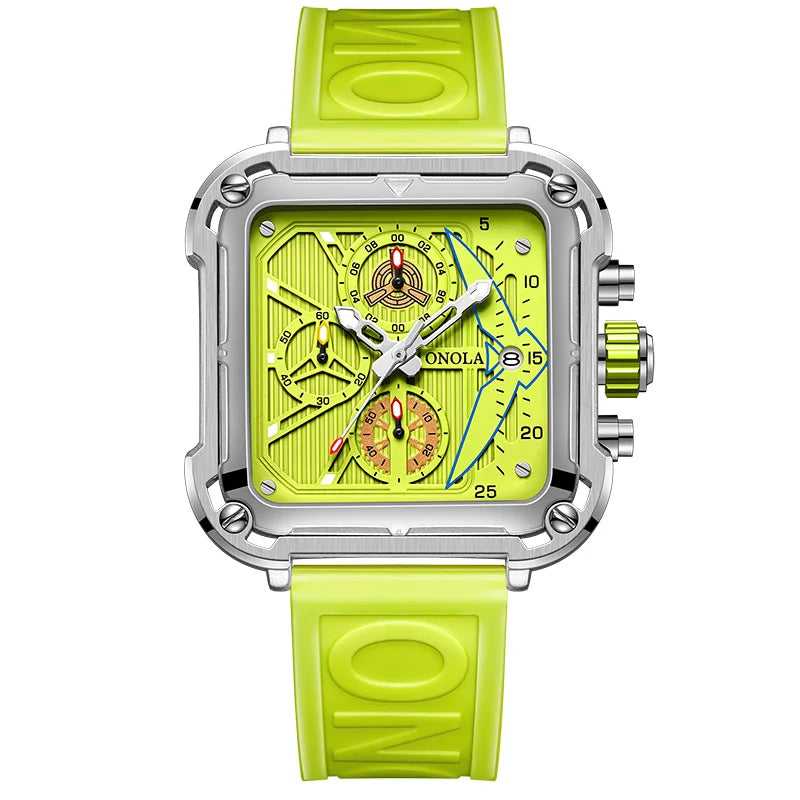 THE VELOCITY SQUARE – FASHION QUARTZ SPORT WATCH