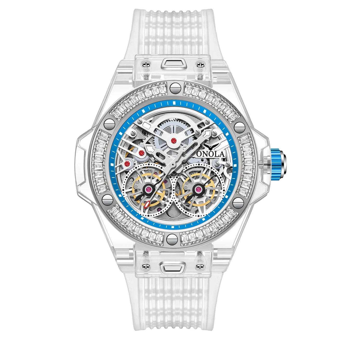THE DIAMOND SERIES – LUXURY AUTOMATIC SKELETON WATCH