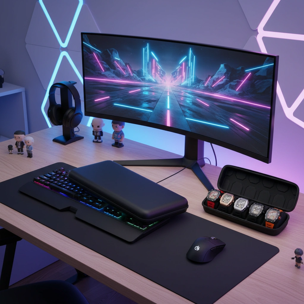 Travel Watch Case for 5 Timepieces