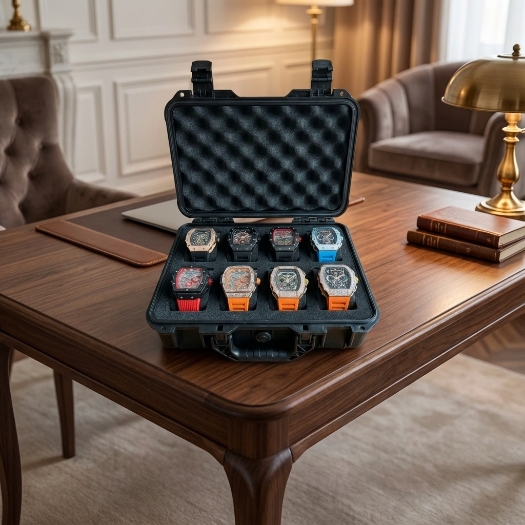Travel Watch Case for 8 Timepieces