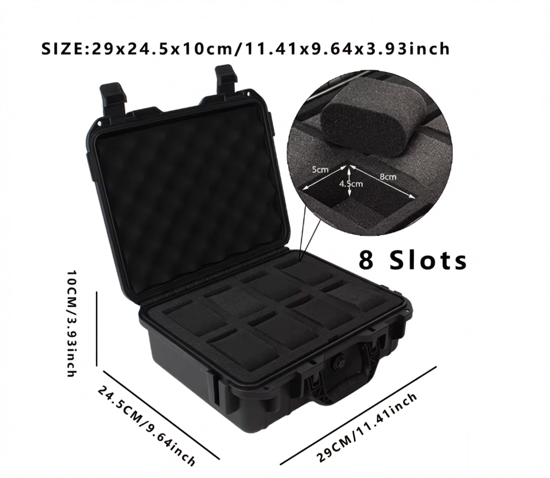 Travel Watch Case for 8 Timepieces